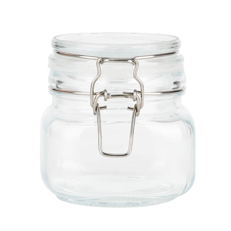 Brocal de Vidrio con tapa Clip de 500ml - Coveme Glass Home Food Storage Containers