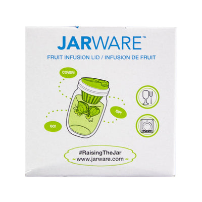 Tapa para Bebidas con Infusor de fruta para Mason Jar Boca Regular Verde JARWARE - Coveme Jarware Accesorios Mason Jars